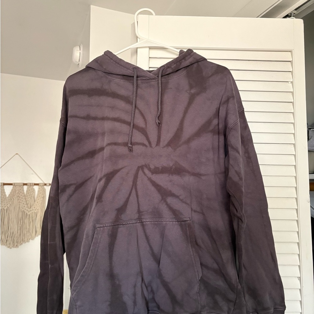 Grey Tie-Dye Hoodie